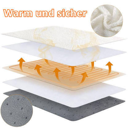 Calentador de Pies con 9 Niveles de Calor y Tejido Ultra Suave