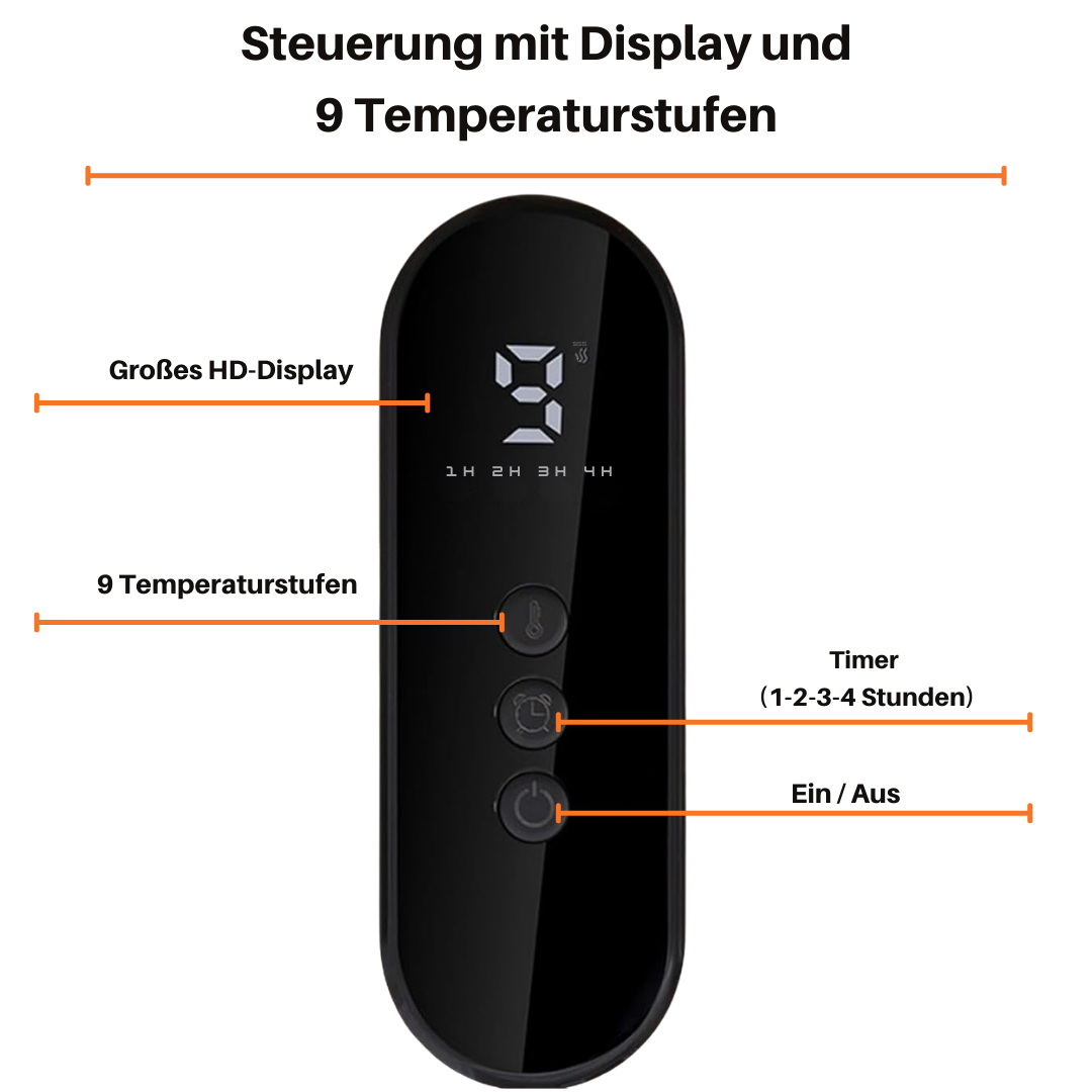 Calentador de Pies con 9 Niveles de Calor y Tejido Ultra Suave