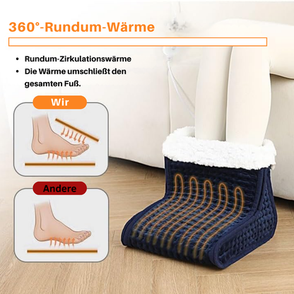 Calentador de Pies con 9 Niveles de Calor y Tejido Ultra Suave